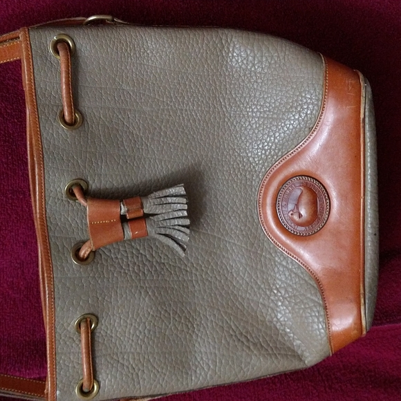 Leather purse, Brown, Dooney and Bourke - Picture 4 of 8